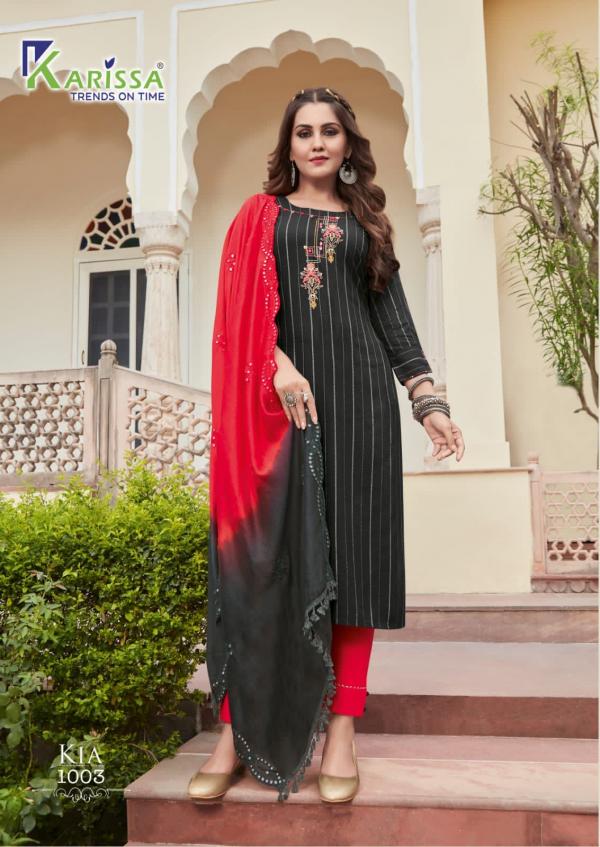 Karissa Kia Festive Wear Rayon Designer Readymade Collection